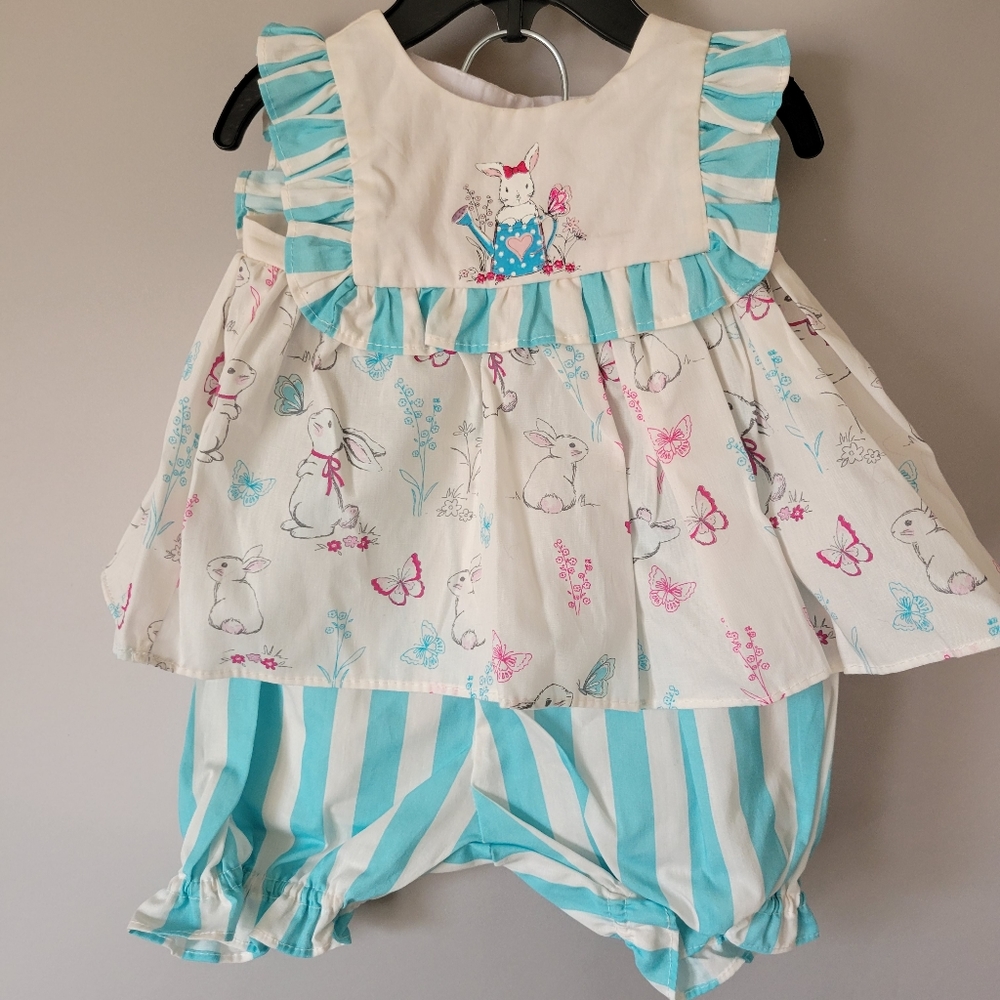 Bloomers set, 3-6 months, Pastourelle by Pippa & Julie